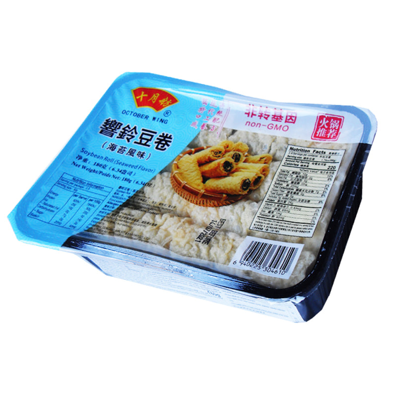 十月舫 海苔响铃卷 Seaweed Soybean Roll 180g