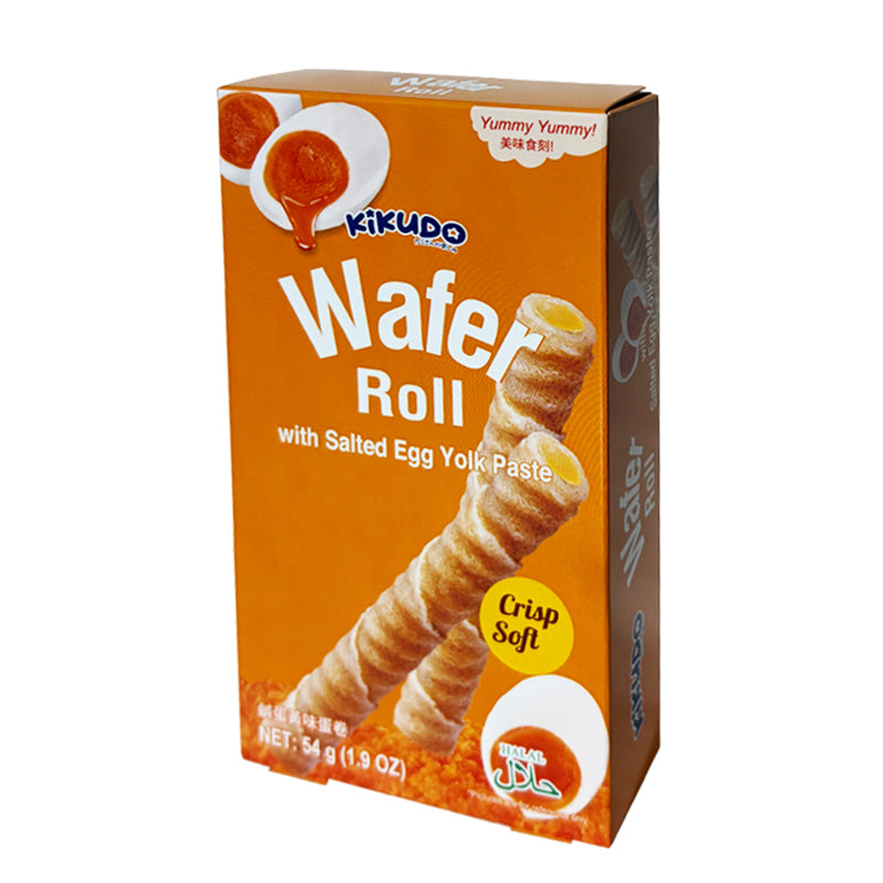 奇趣多 咸蛋黄味蛋卷 Wafer Roll with Salted Yolk Cream - Original Flavour 54g