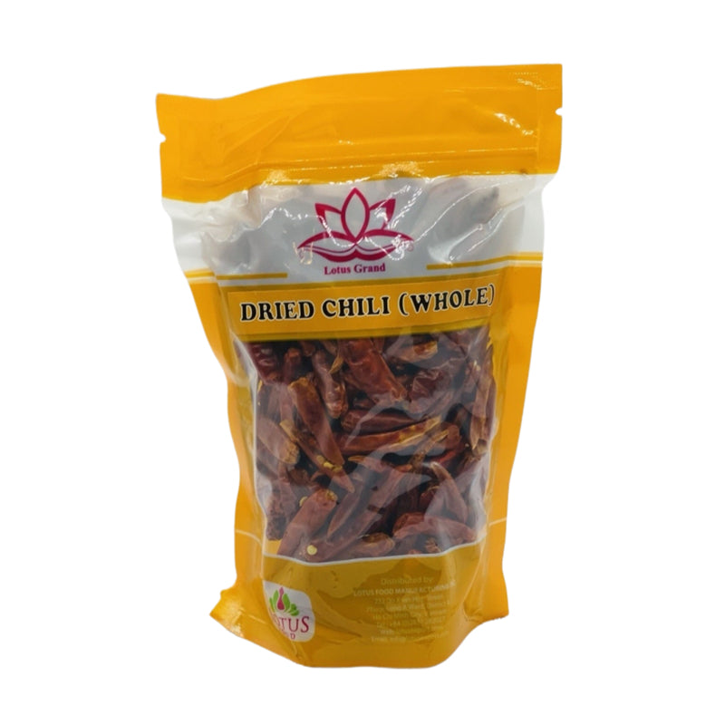 莲花 干辣椒(整个) Dried chili (whole) 100g