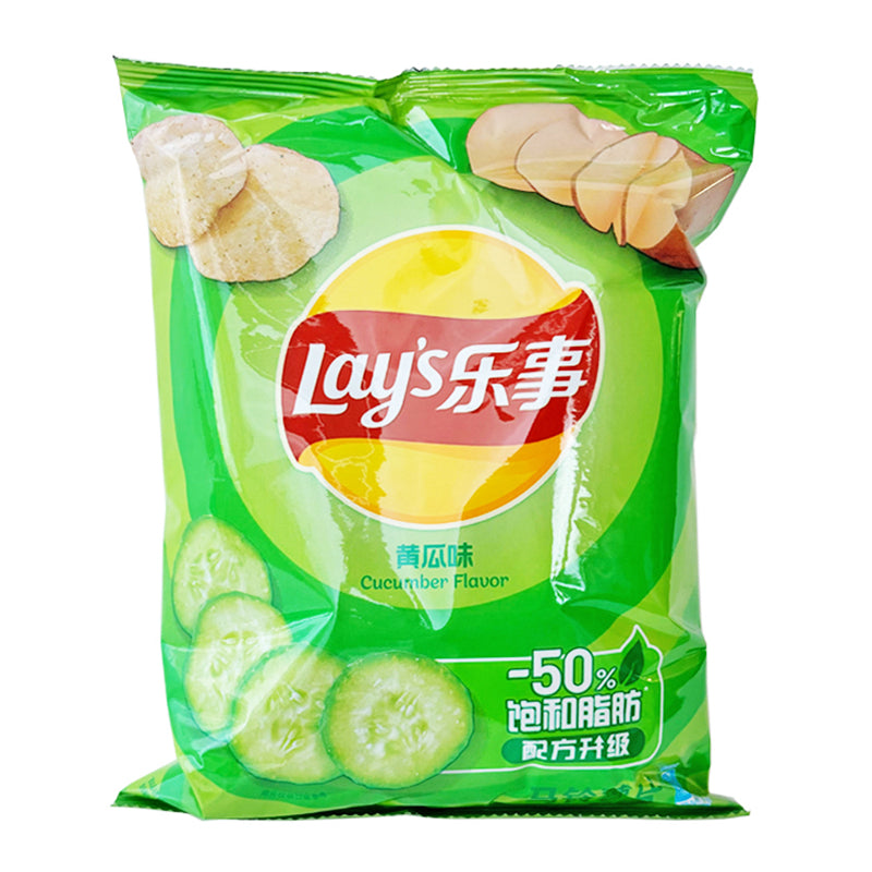 乐事 黄瓜味薯片 Lay's Potato chip cucumber flavor 70g