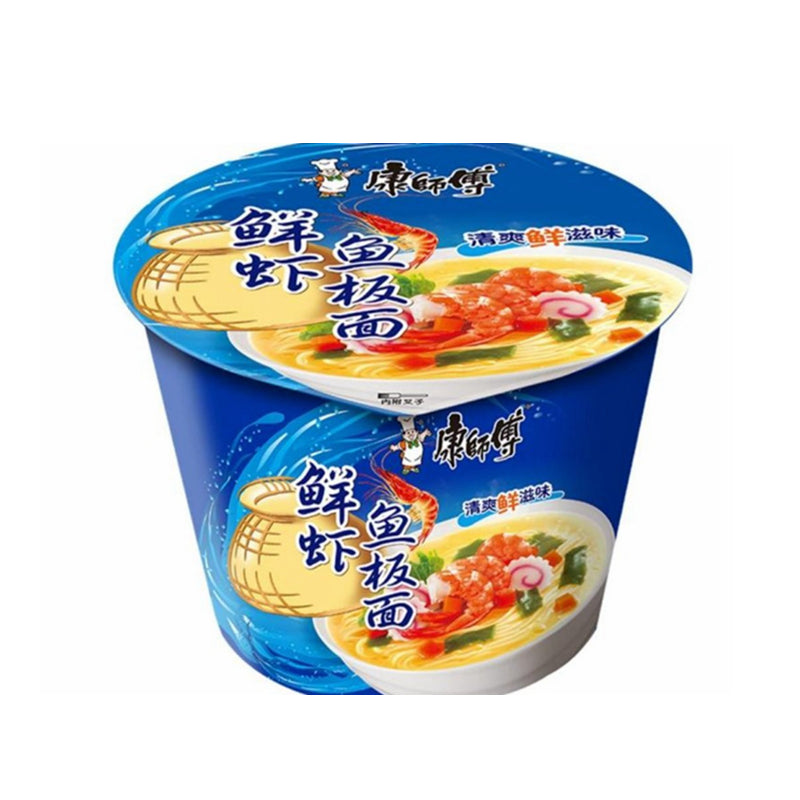 (B.B.D 20.07.2026)康师傅 鲜虾鱼板面 Shrimp & Fish Instant Noodles 101g