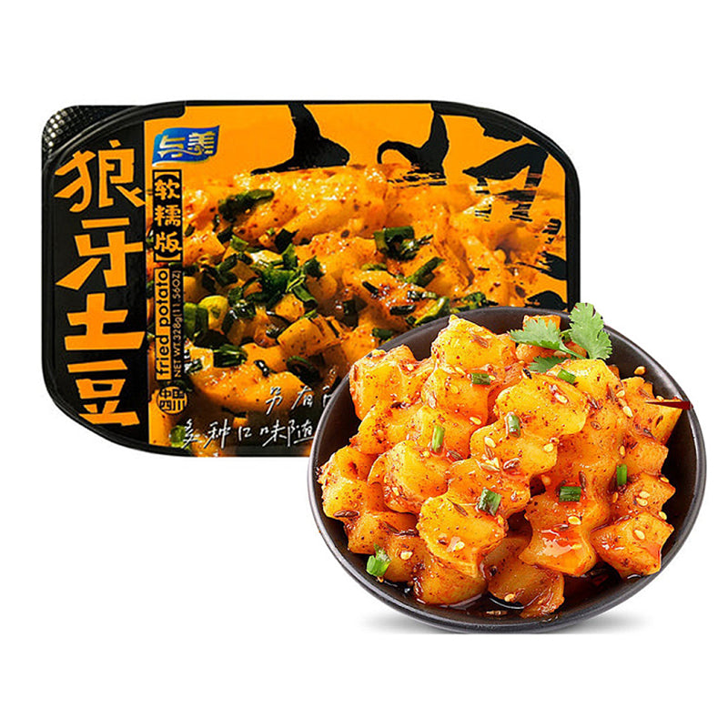 (B.B.D 25.09.25)与美 自热狼牙土豆 Self Heating Spicy Potato Box 328g