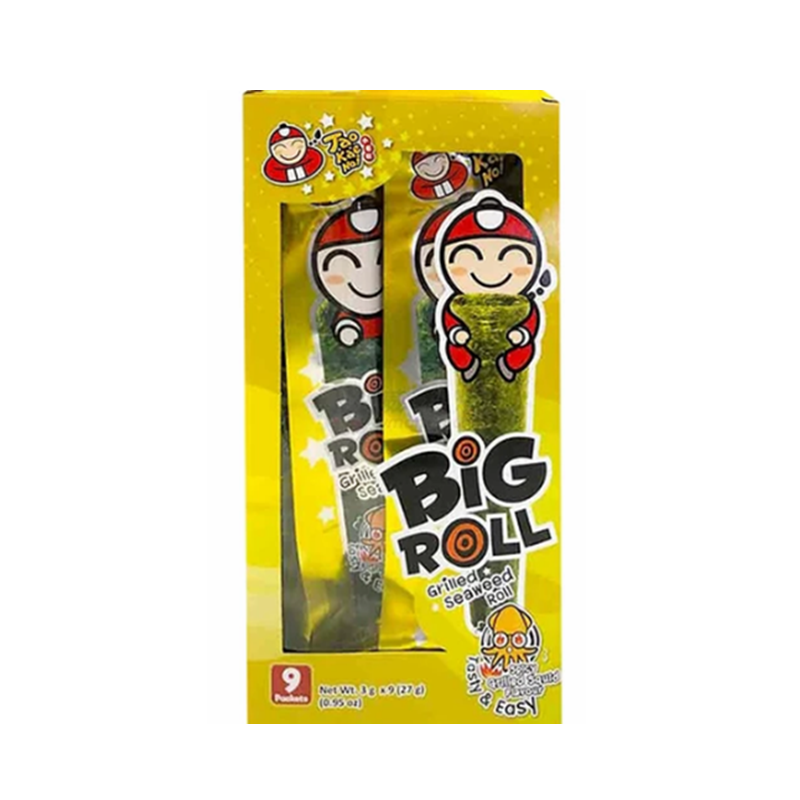 小老板 香辣鱿鱼紫菜卷 TAOKAENOI Big roll grill spicy-SQUID 27g
