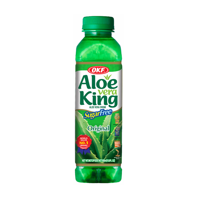 韩国 OKF 无糖芦荟饮料 Aloe Vera King Original (sugar free) 500ml