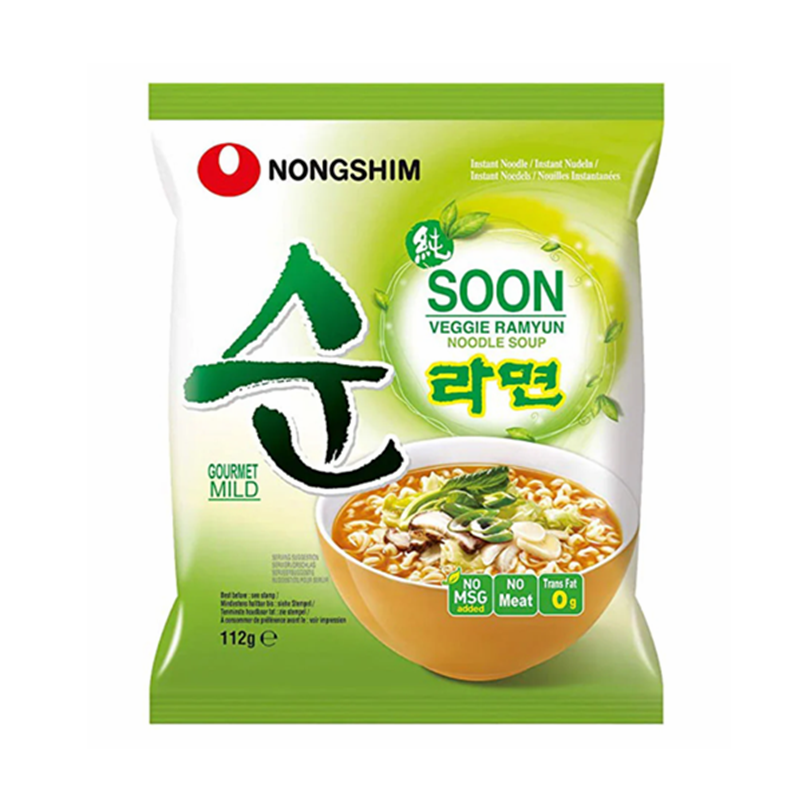 农心 素食拉面 Instant noodle soon veggie 112g
