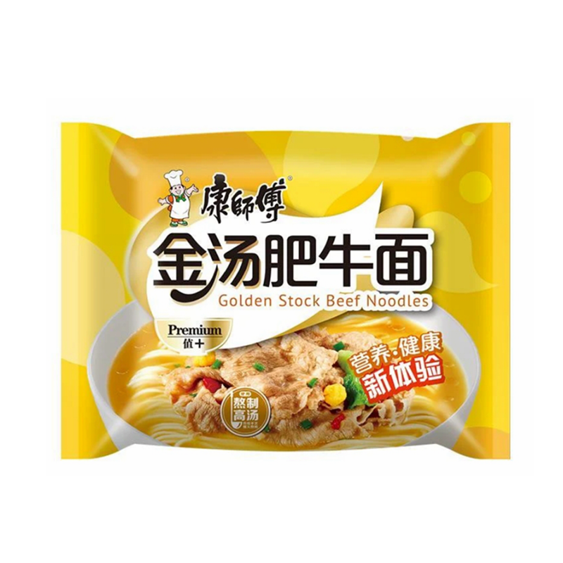 康师傅 金汤肥牛面 KSF Golden Stock Beef Noodles 105g