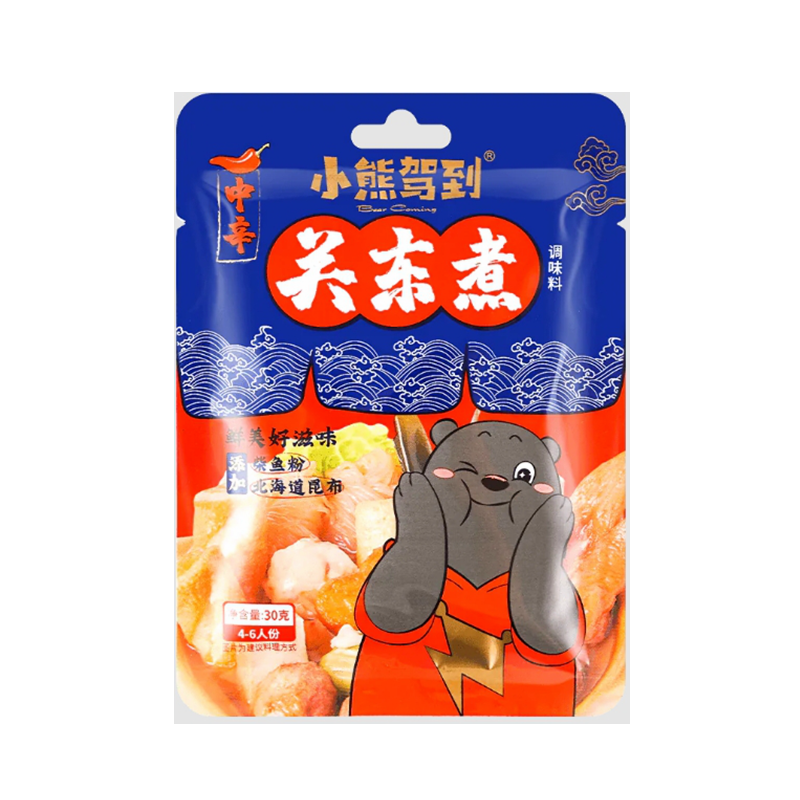 (B.B.D 04.08.2026)小熊驾到 关东煮调味料 (中辣) Kanto Cooking Seasoning 30g
