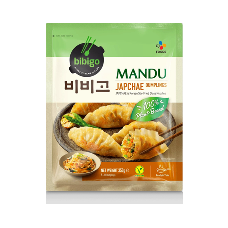 ❄️必品阁 混合蔬菜煎饺 限仓库自取或配送! BIBIGO Mandu dumpling Japchae 350g
