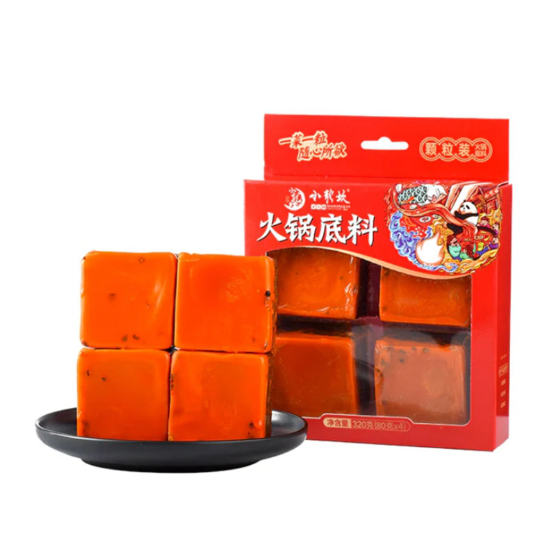 (B.B.D 09.11.2025)小龙坎 牛油火锅底料 Spicy Beef Hot Pot Seasoning 4×80g