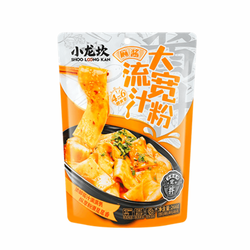 (B.B.D 02.03.26)小龙坎 传统麻酱流汁大宽粉 Traditional Sesame Sauce Flowing Juice Big Wide Noodles 266g