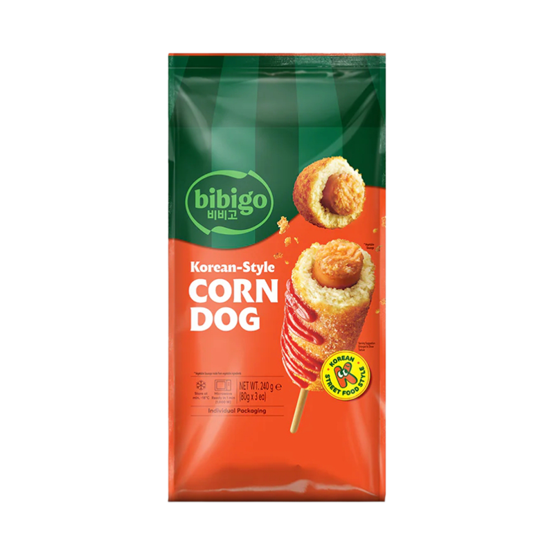 ❄️必品阁 素食脆皮玉米热狗 限仓库自取或配送! BIBIGO Crispy corndog plant based 240g