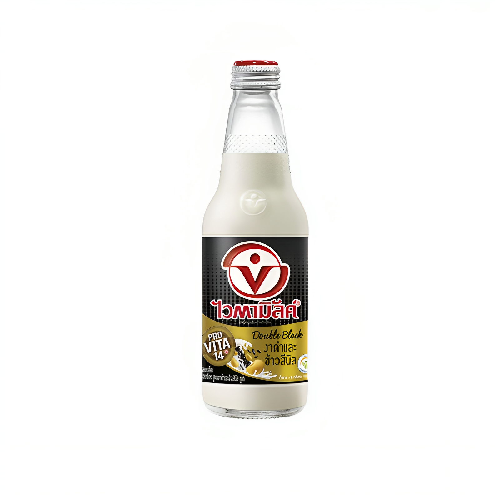 VITAMILK 黑芝麻豆浆 Black sesame soymilk glass 300ml