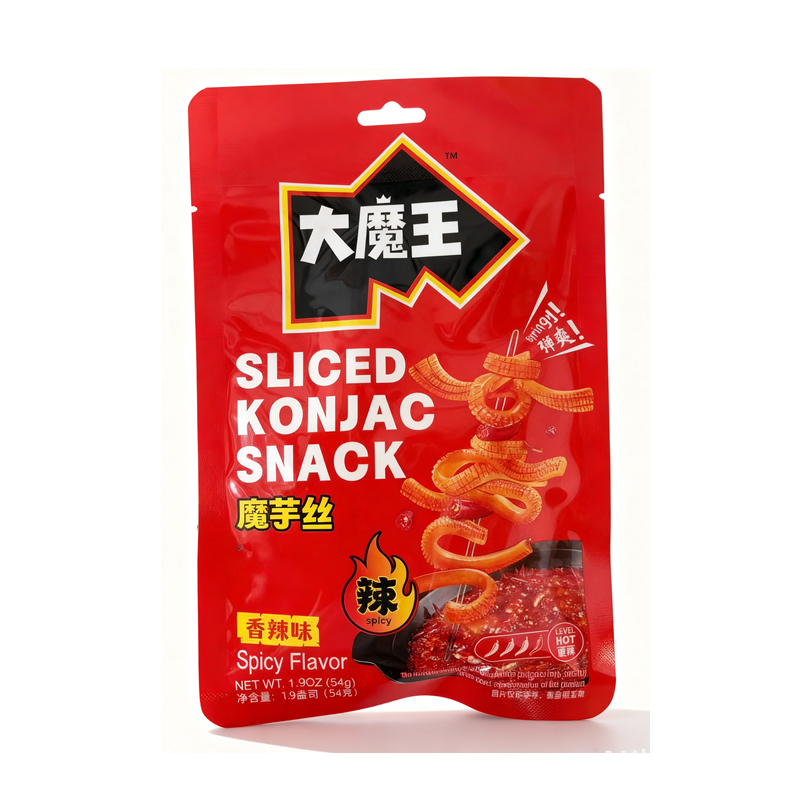 盐津铺子 大魔王 香辣魔芋丝 MOWON Sliced Konjac Snack Spicy Flavor 54g