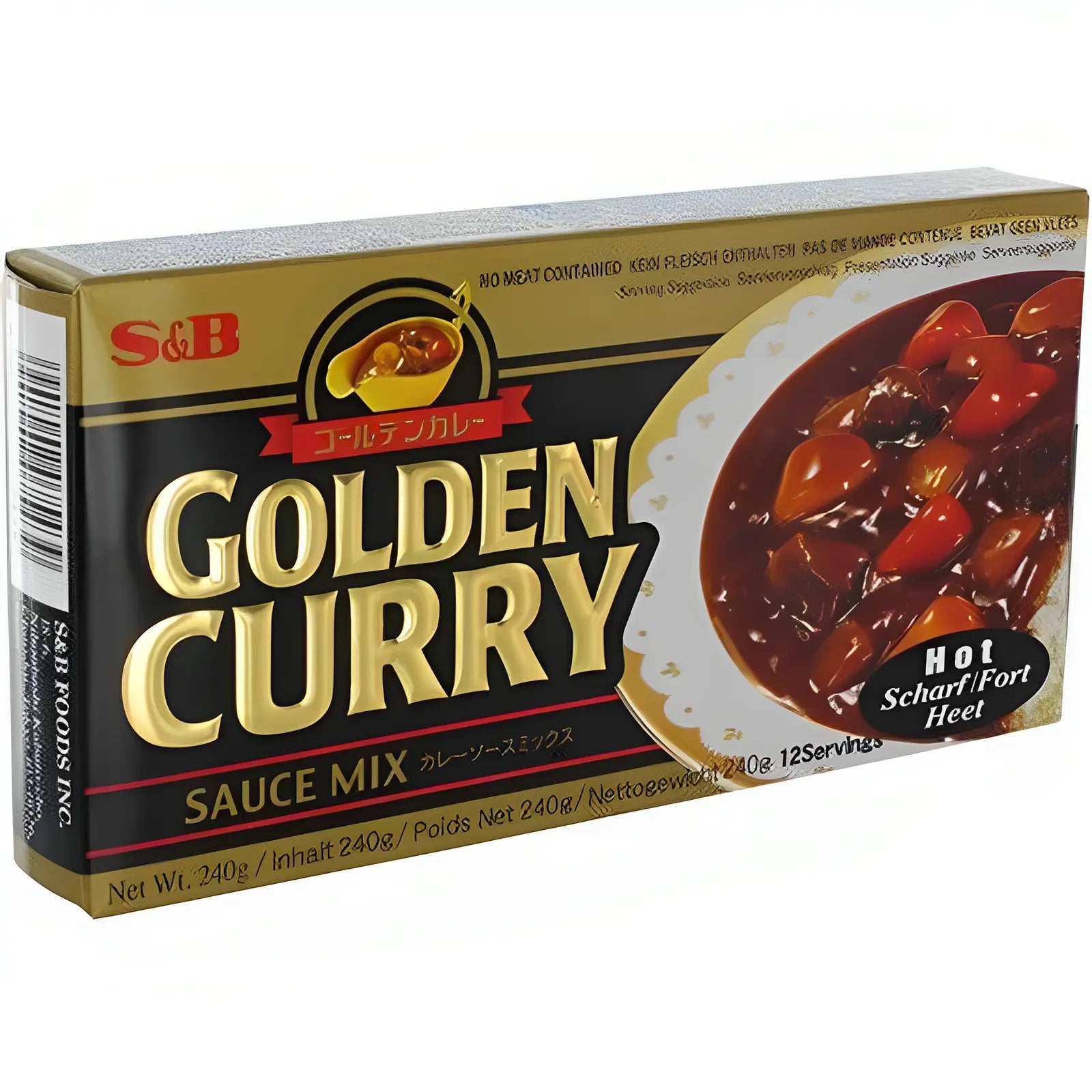 日本 金牌咖喱块 火辣 Golden Curry Sauce Mix Hot 220g