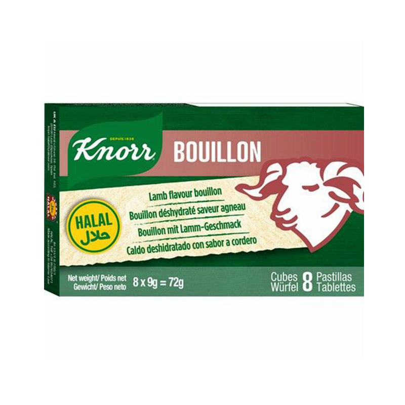 (B.B.D 01.04.25)家乐 羊肉汤块 KNORR Bouillon Cubes Lamb 8×9g