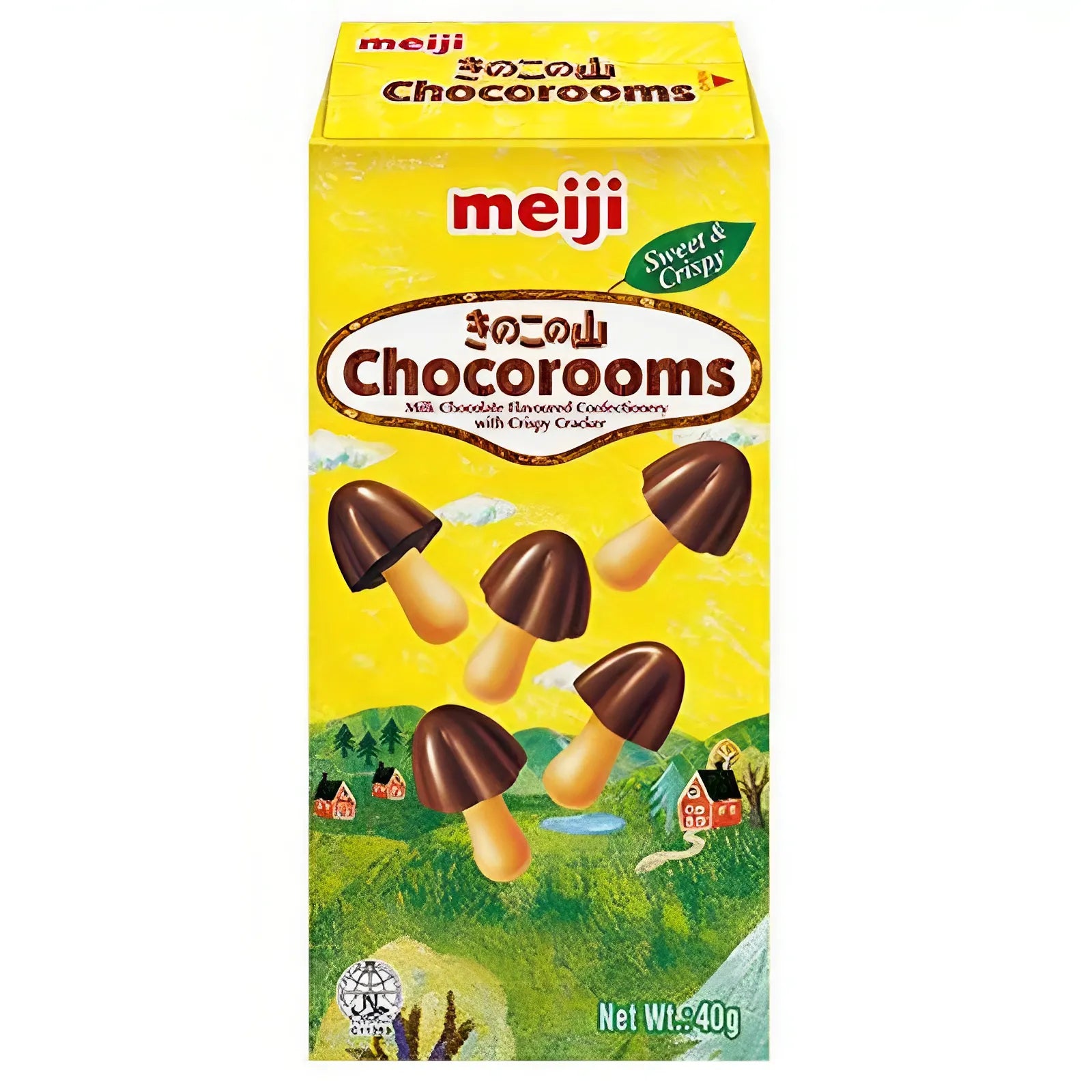 明治 巧克力蘑菇力 Chocolate Biscuits Chocorooms 40g