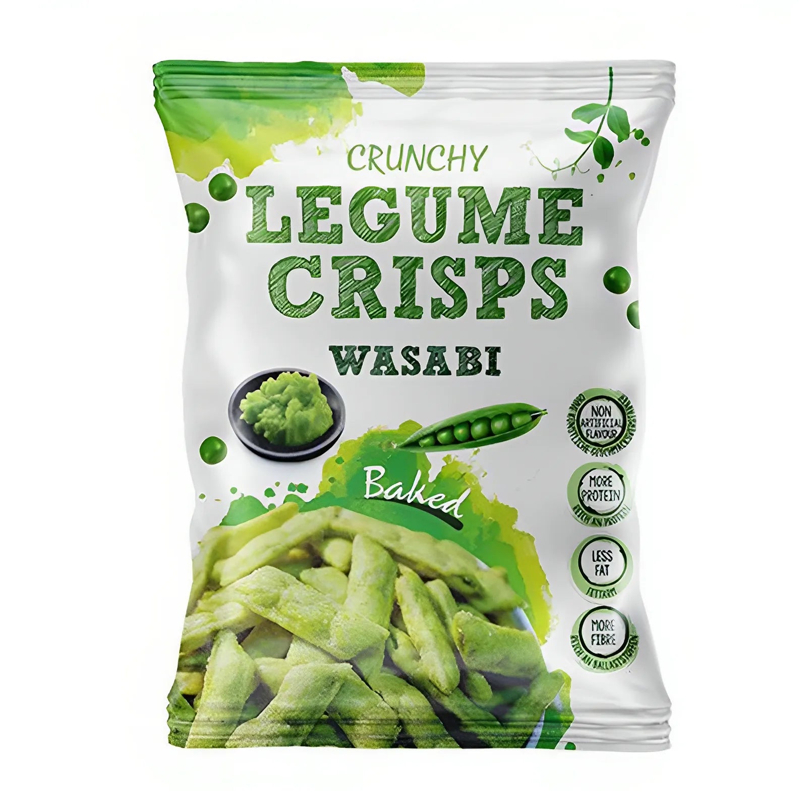 旺旺 芥末脆豌豆 Legume Crisps Wasabi 85g