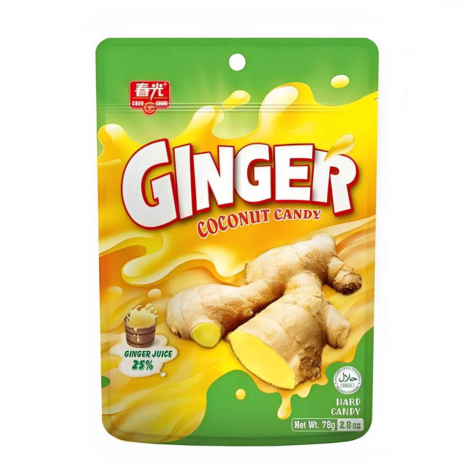春光 姜汁椰子糖 Ginger Coconut Candy 78g