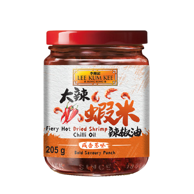 李锦记 大辣虾米辣椒油 Fiery Hot Dried Shrimp Chilli Oil 205g