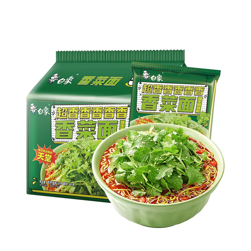 白象 香菜面 Coriander Flavoured Instant Noodle 115g*5
