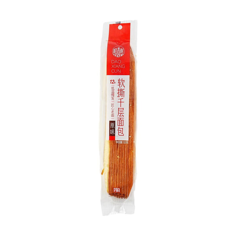 稻香村 原味软撕千层面包 Soft Tear Croissant Bread Original Fl 120g