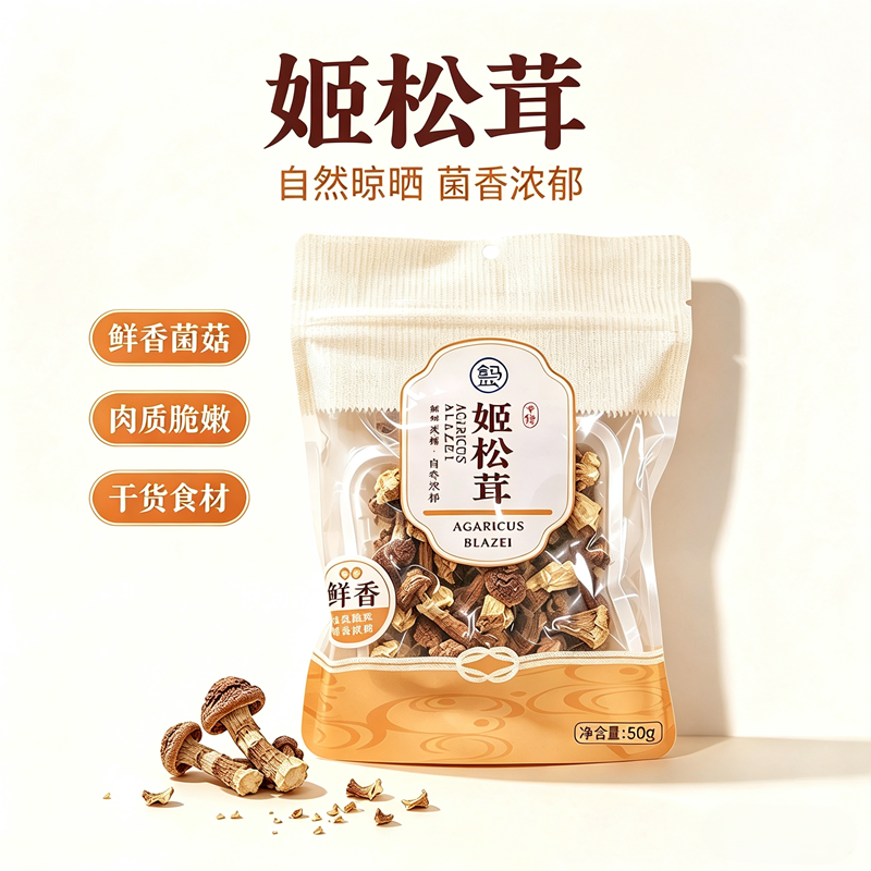 盒马 高山姬松茸 Highland Agaricus Blazei Mushroom 50g