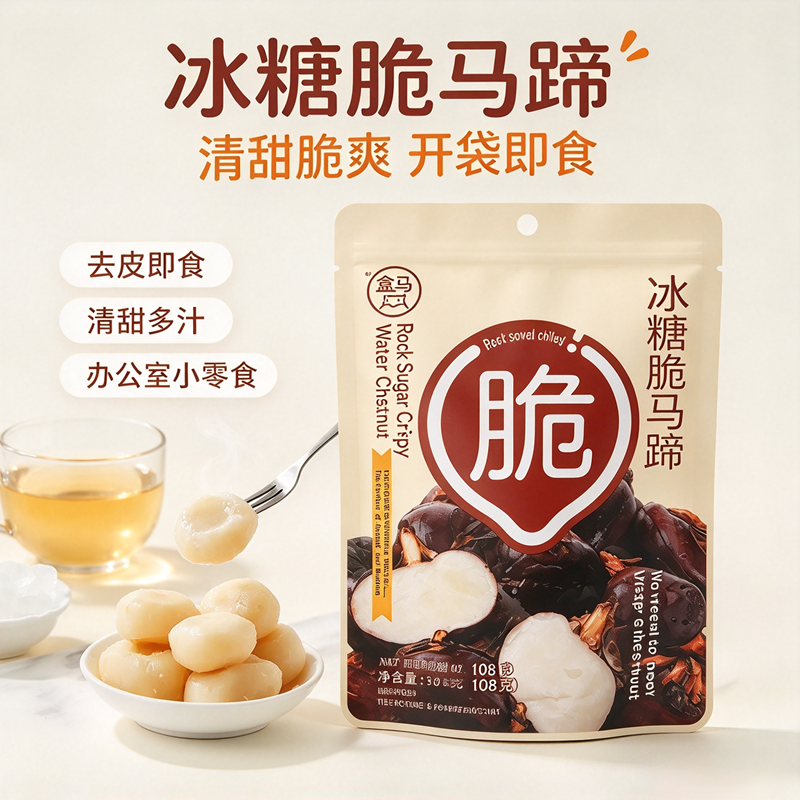盒马 冰糖脆马蹄 Candied Crunchy Water Chestnuts 108g