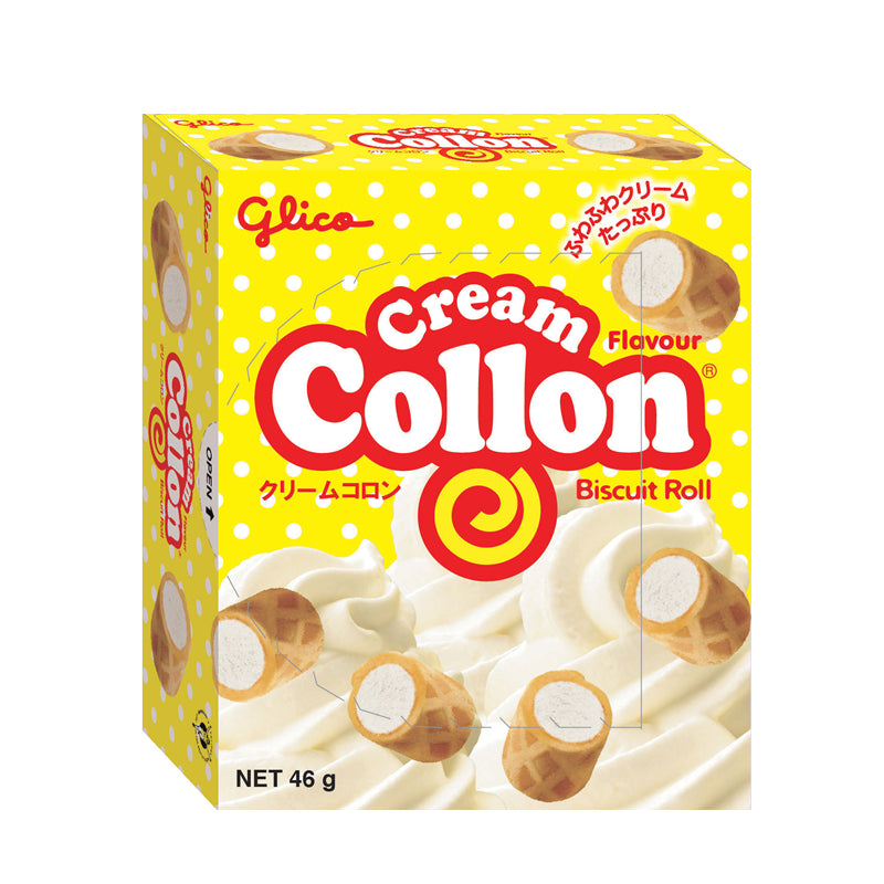 格力高 奶油注心蛋卷 Collon cream flavour 46g