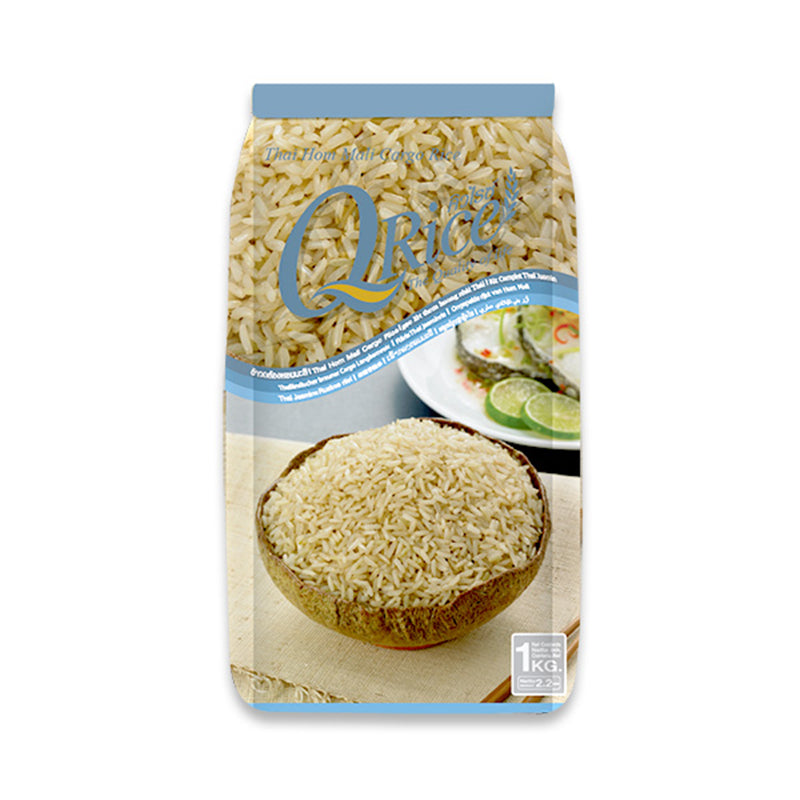 Q‑RICE 泰国茉莉香糙米 Thai Hom mali cargo rice 1Kg
