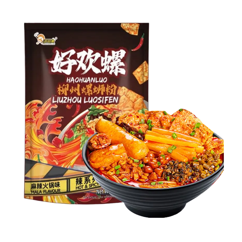 好欢螺 麻辣火锅味螺蛳粉 HHL Mala Hot Pot Snail Rice 245g