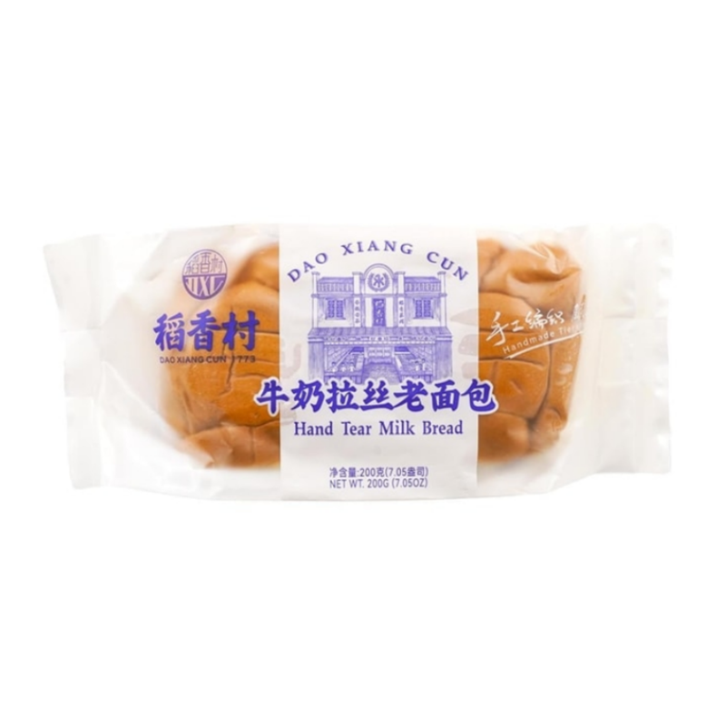 稻香村 牛奶拉丝老面包 Hand Tear MilkBread 200g