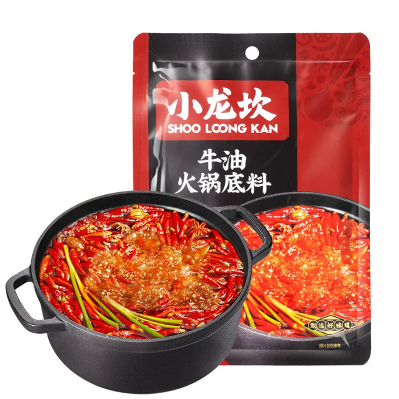 小龙坎 牛油火锅底料 Seasoning for butter pot 198g