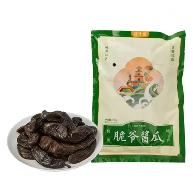 越江南 脆爷酱瓜 Gherkins, with sweeteners 200g