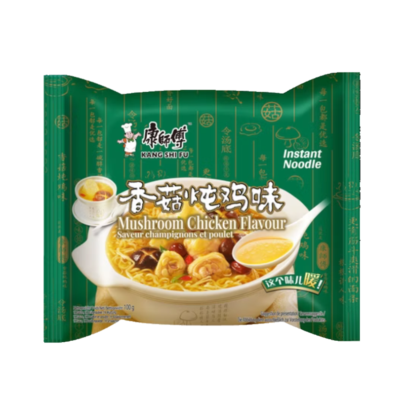 康师傅 香菇炖鸡味方便面 Instant Noodles Mushroom & Chicken 100g