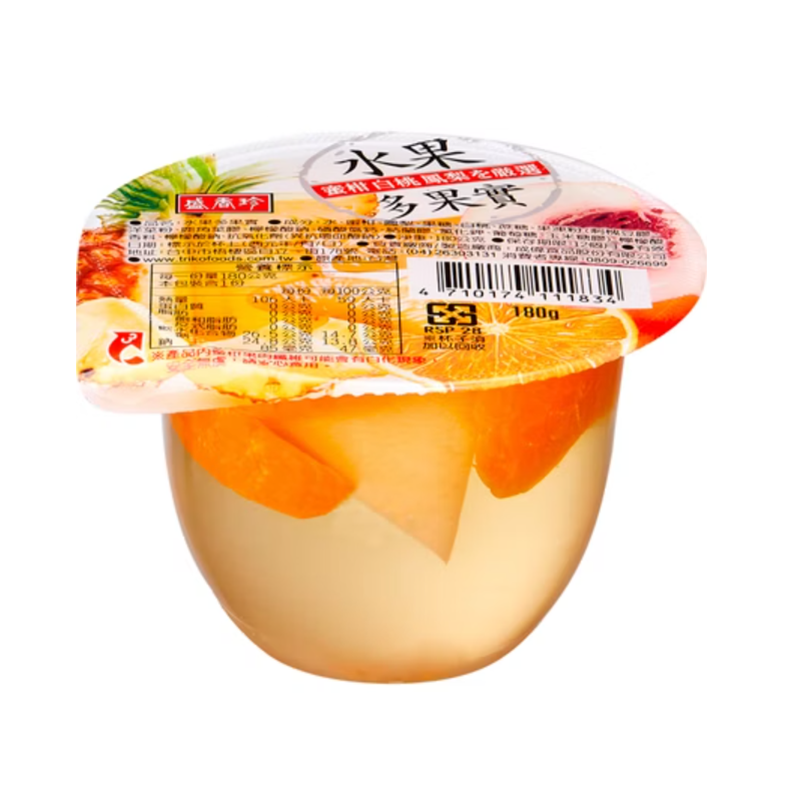盛香珍 什锦水果果冻 Fruit Jelly Assorted 180g