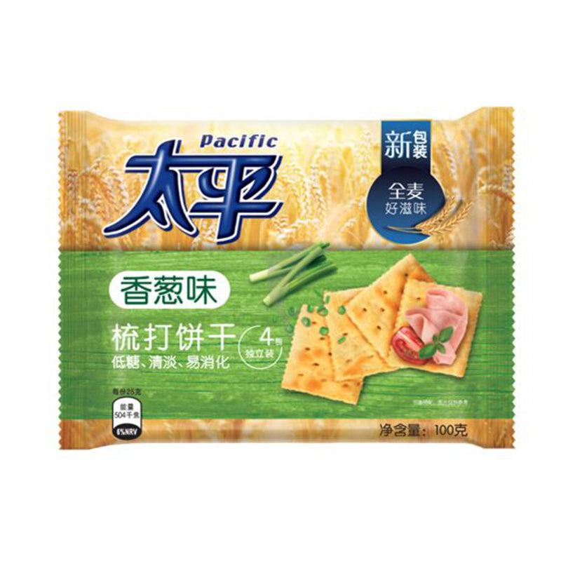 太平 香葱味梳打饼干 Soda Biscuit Scallion Flavor 100g