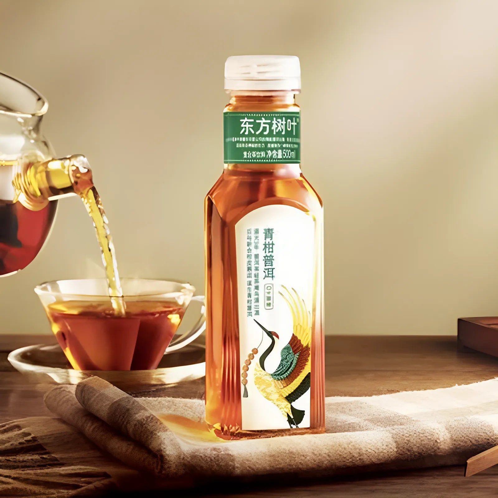 东方树叶 青柑普洱 Pu'er tea 500ml