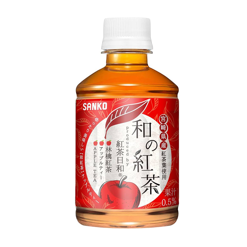 日本 Sanko Black Tea Apple Fl 280ml