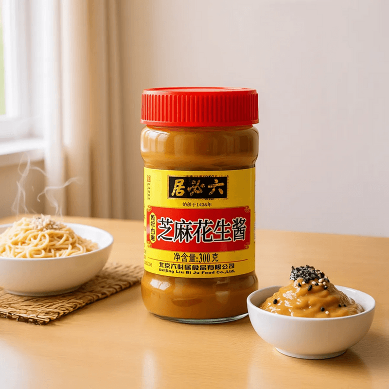 六必居 混合芝麻花生酱 Sesam Peanut Sauce 300g