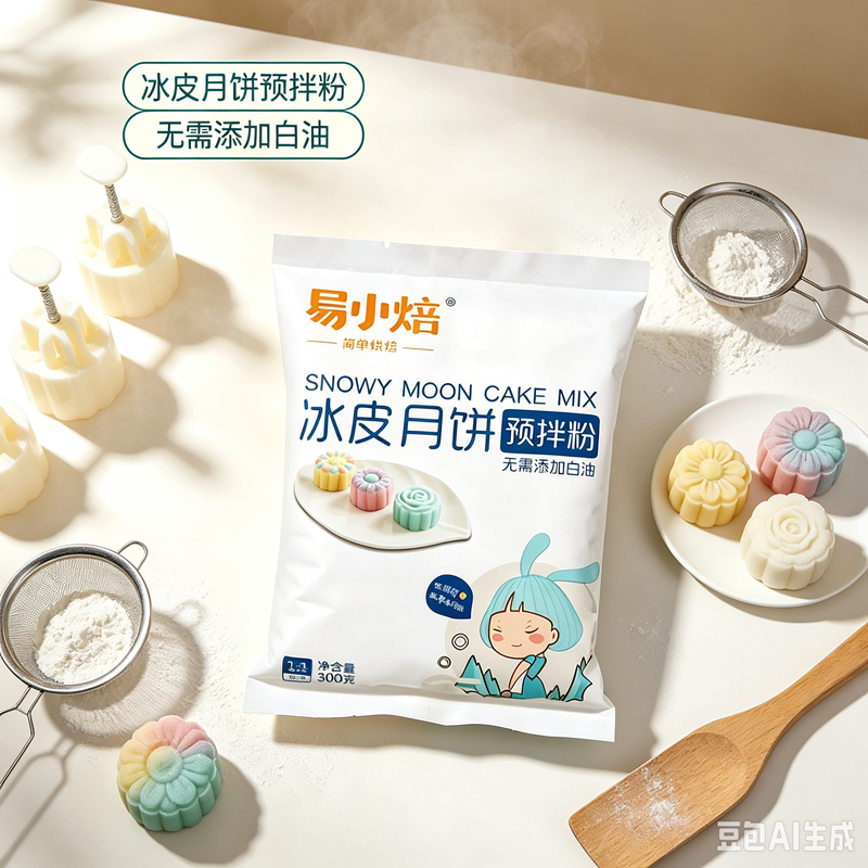 新良 冰皮月饼预拌粉 Snowy Mooncake Mix 300g