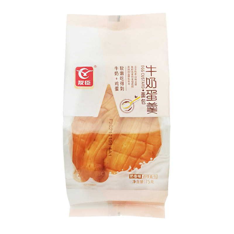 友臣 牛奶蛋羹面包 Egg Custard Soft Bread 75g