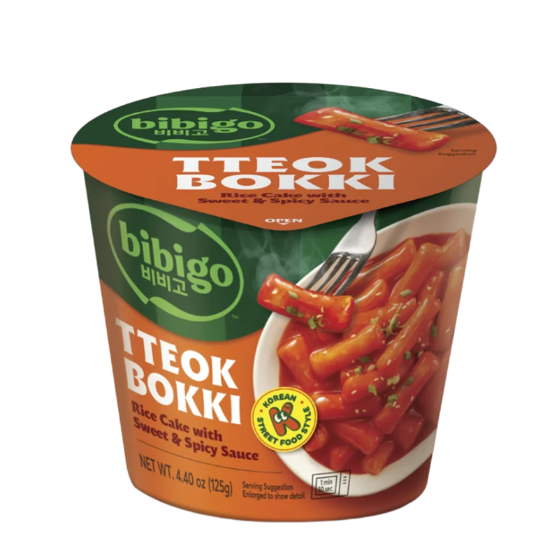 临期 Best før 02.09.26 | 必品阁 碗装 甜辣年糕 Tteokbokki pouch sweet & spicy Bowl 125g