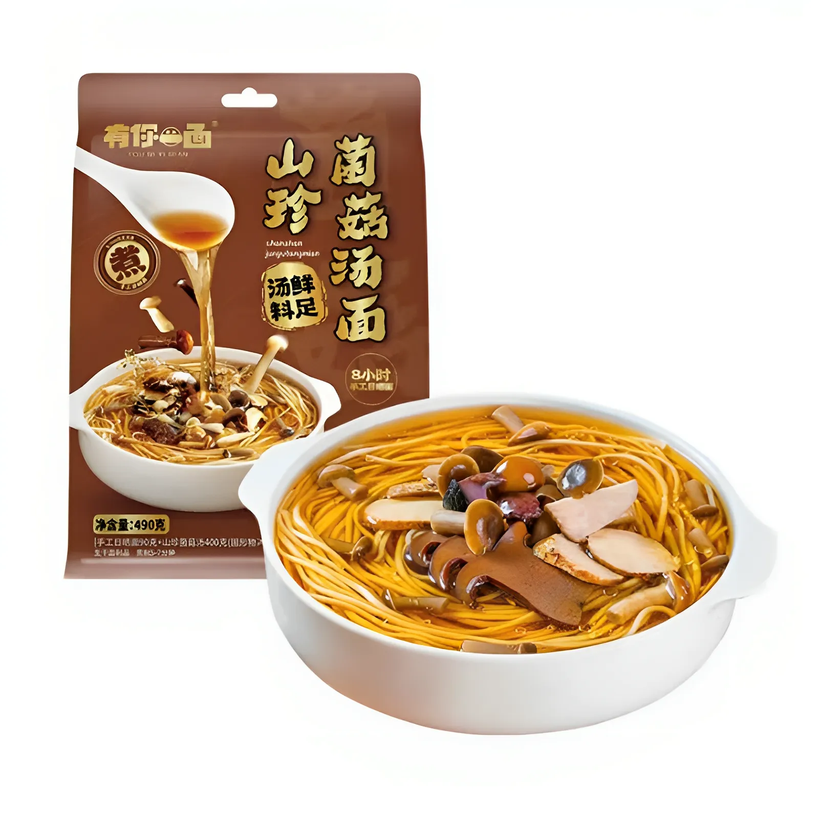 有你一面 山珍菌菇汤面 Premium Wild Mushroom Noodle Soup 490g