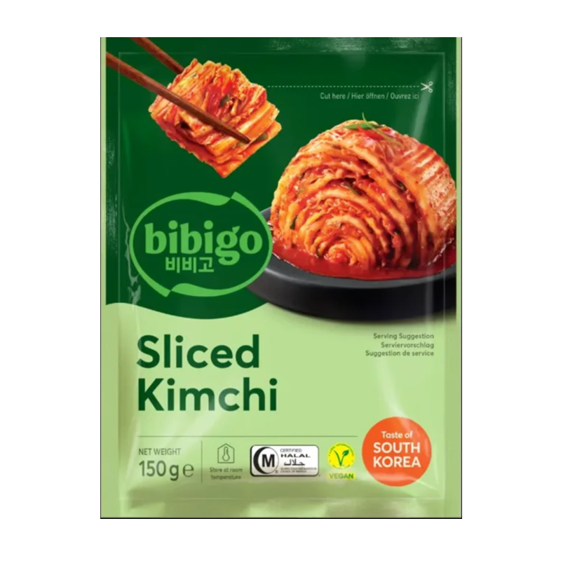🌱必品阁 袋装切片泡菜 BIBIGO Sliced kimchi 150g