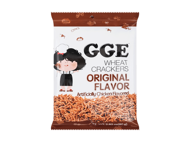 (B.B.D 01.09.25)张君雅 原味拉面条饼 GGE Wheat Crackers Original Ramen 80g