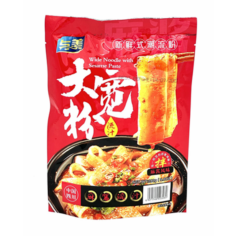 与美 麻酱宽粉 Wide Noodle with Sesame Paste  280g