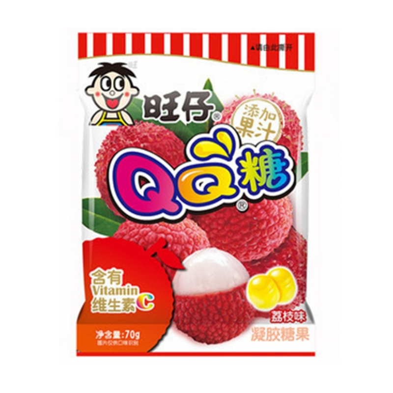 旺仔 QQ糖 荔枝味 Candy Gummies Litchi 70g