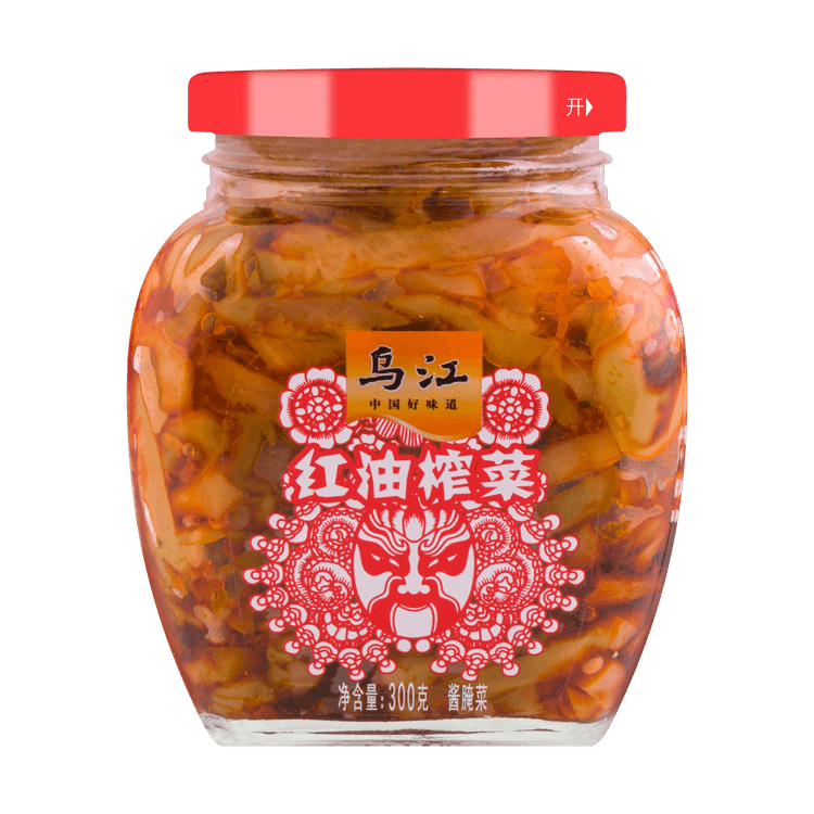 乌江 红油榨菜(加量包) Preserved Vegetable w/Chili Oil 300g