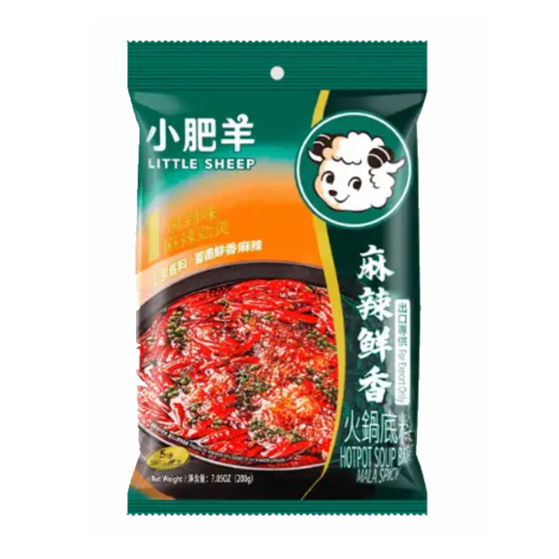 小肥羊 麻辣鲜香火锅底料 Hotpot Soup Base Spicy (Mala) 200g