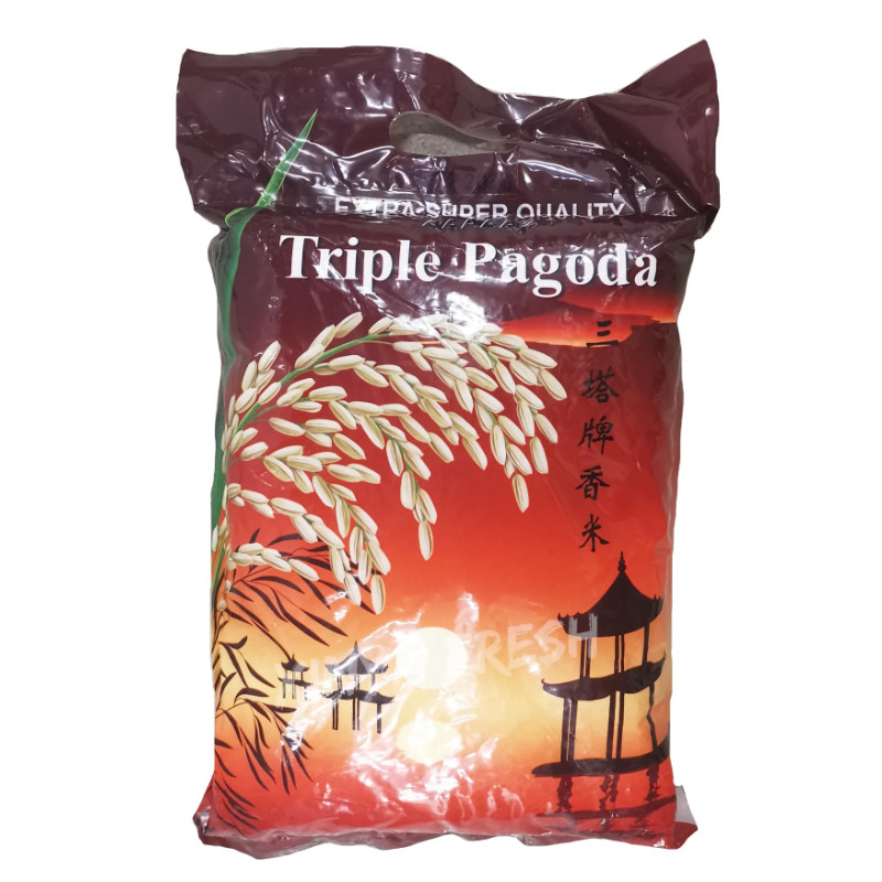 泰国 三塔茉莉香米(5A级) Triple Pagoda Jasmine Rice 18kg